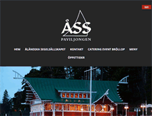 Tablet Screenshot of paviljongen.ax